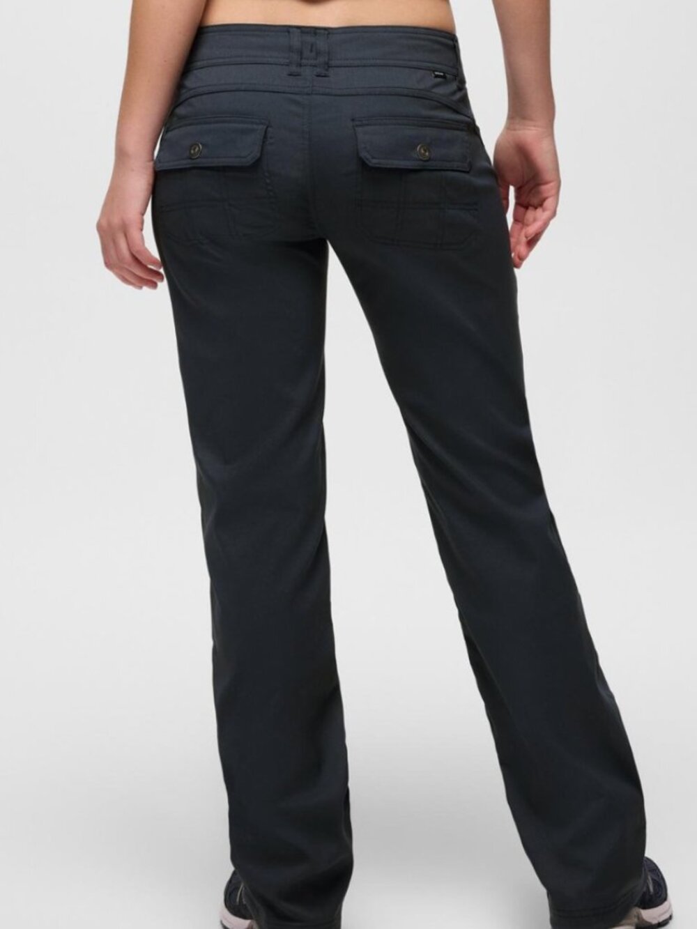 prAna Halle Low Rise Bootcut Hiking Pants Navy 8 Short NWOT